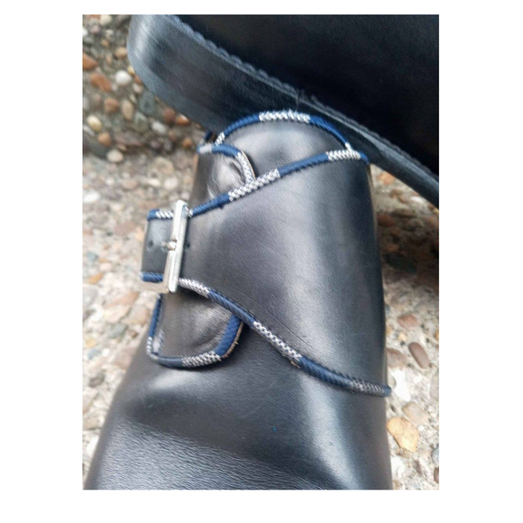 AUTHENTIC JUSTIN DEAKIN MONK STRAP LOAFERS - SIZE 10/ Made in Italy main image 9